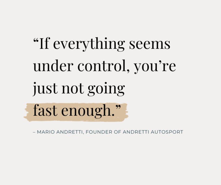 Mario Andretti Quote